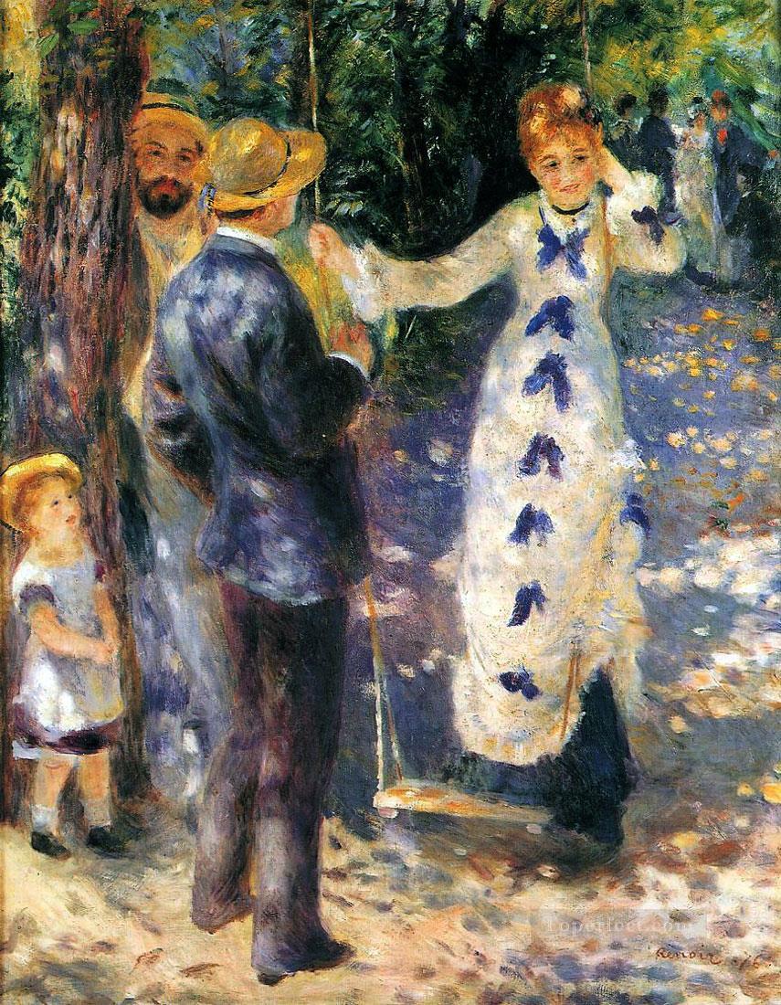 the swing Pierre Auguste Renoir Oil Paintings
